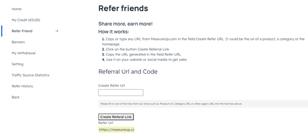 Referral URL