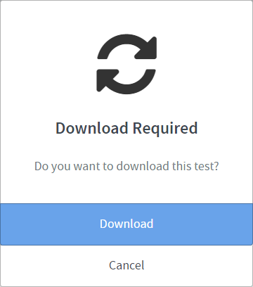 Selectthe Download button to download the practice test.